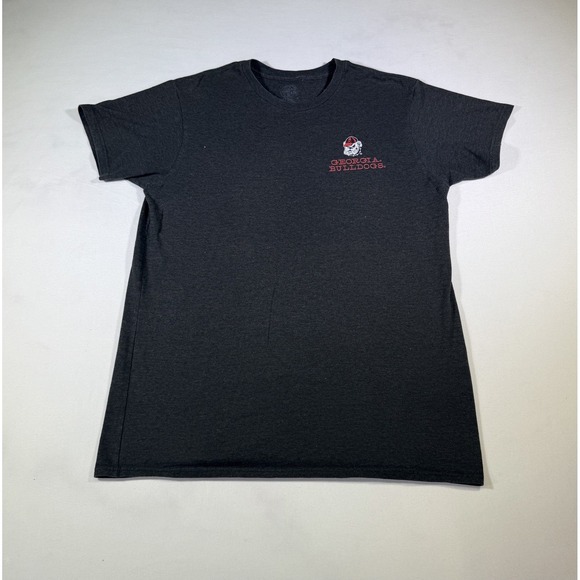 Georgia Bulldogs T Shirt Mens L Soft Thin large back Logo - Picture 2 of 4